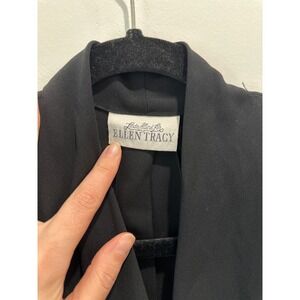 Ellen Tracy | Tops | Linda Allard For Ellen Tracy Vintage Black Draped ...
